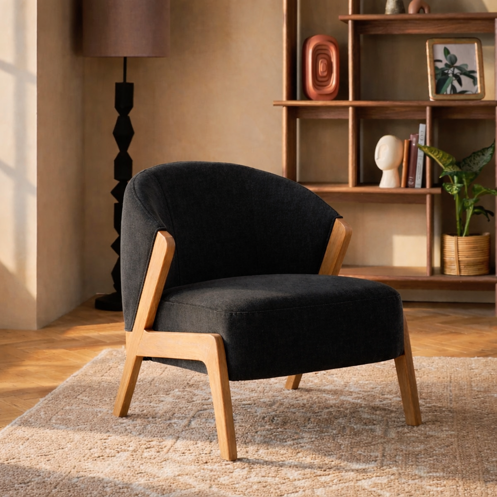 Solara Lounge Accent Chair - JIVANSH ARTS
