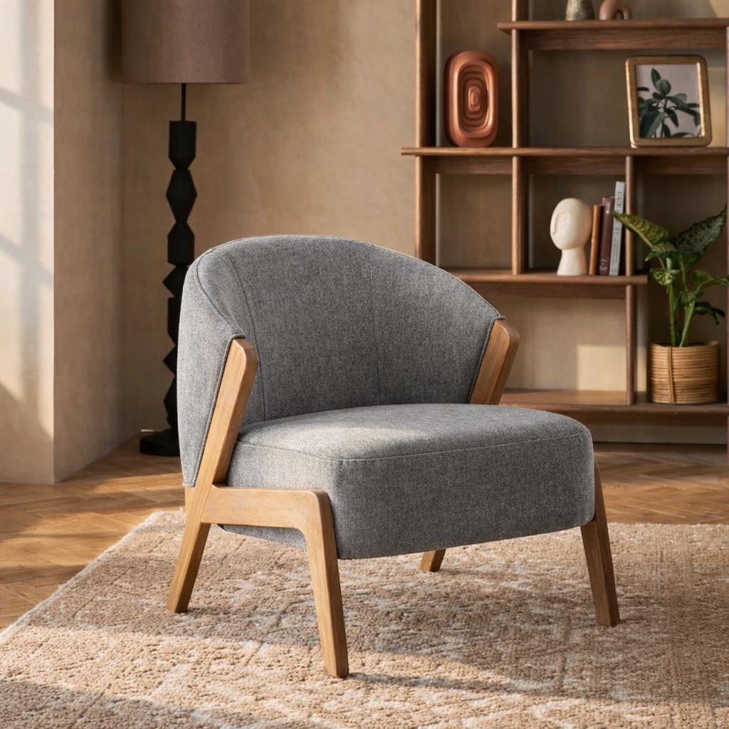 Solara Lounge Accent Chair - JIVANSH ARTS