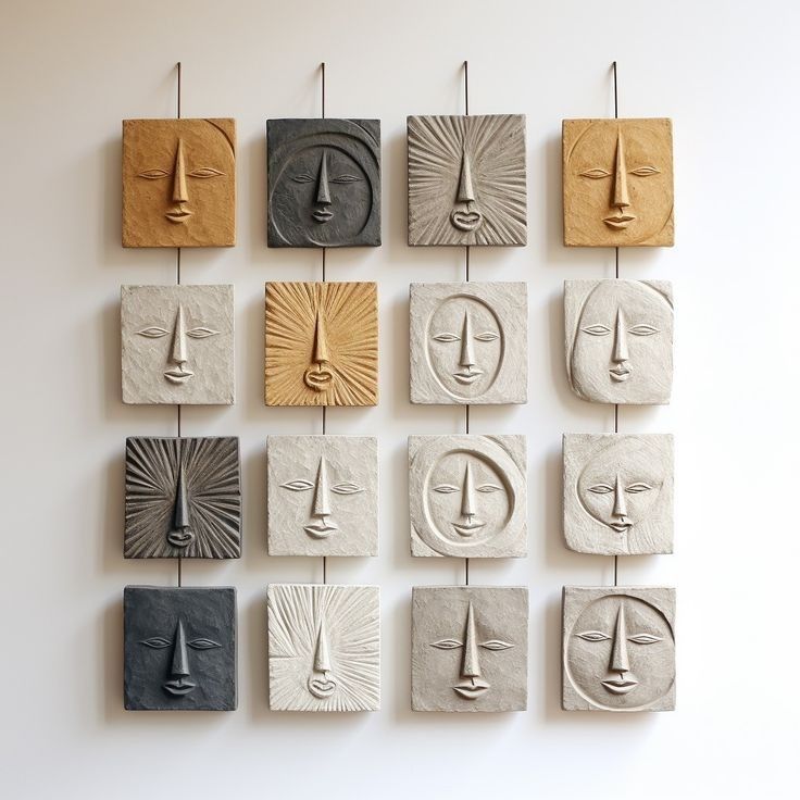 Soma Expressions Paper Mache Wall Art Set