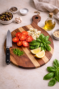 StriataCraft Round Cutting Board