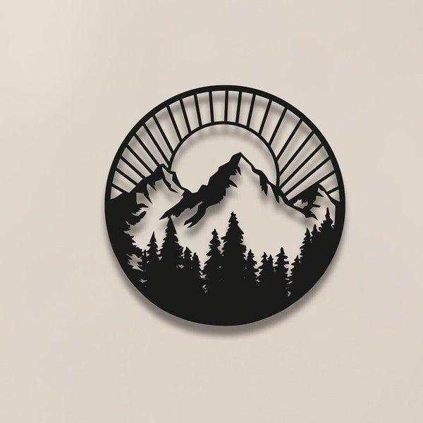 Summit Horizon Metal Wall Art