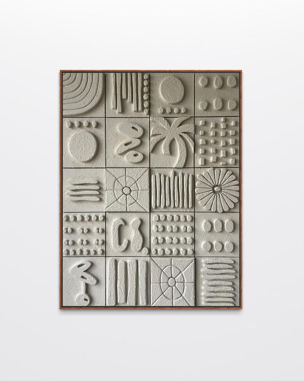 TerraForm Textured Paper Mache Wall Art