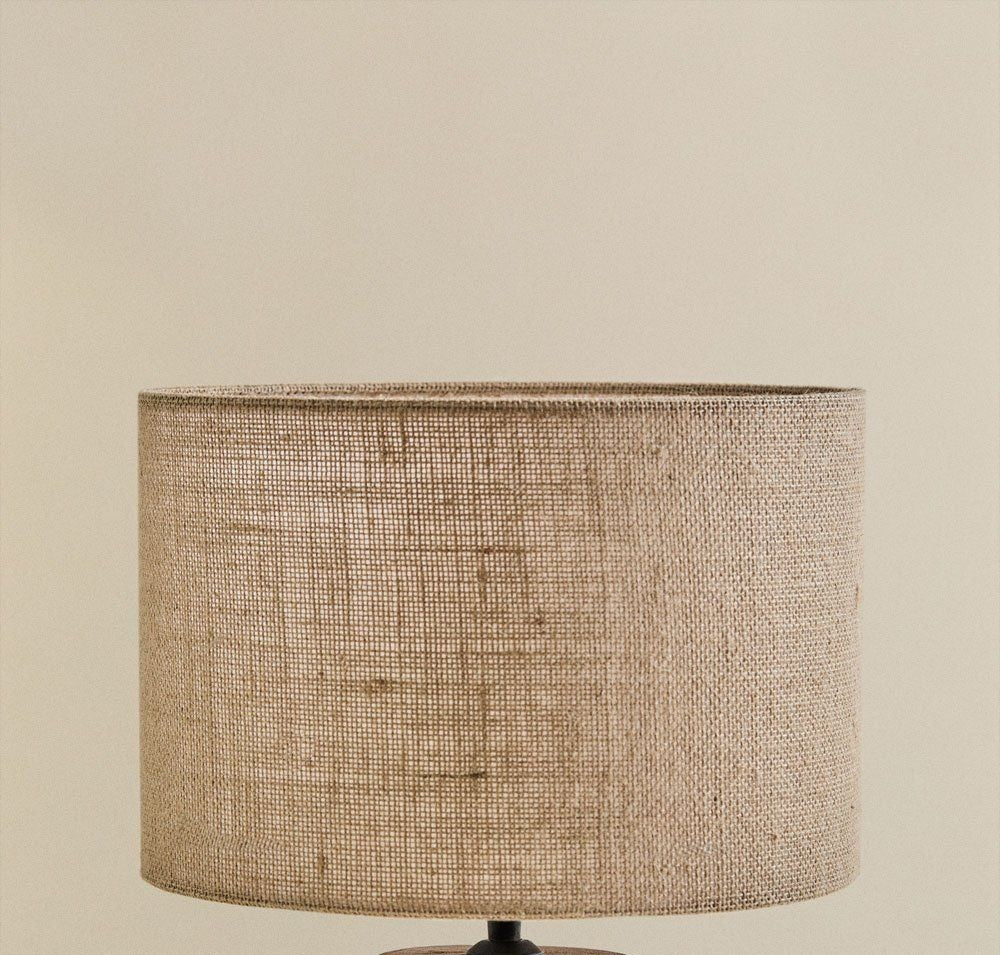 TerraGlow Wooden Table Lamp