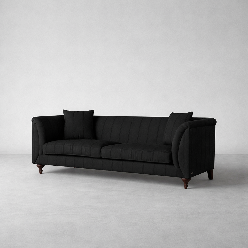 Veloura Curve Upholstered Sofa