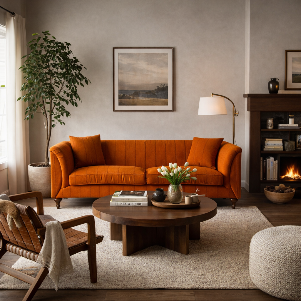 Veloura Curve Upholstered Sofa