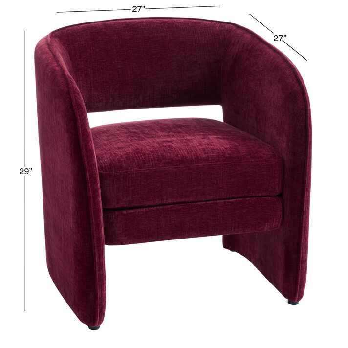 Veloura Curve Accent Chair