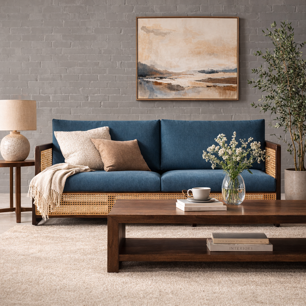 Verdura Cane Frame Sofa