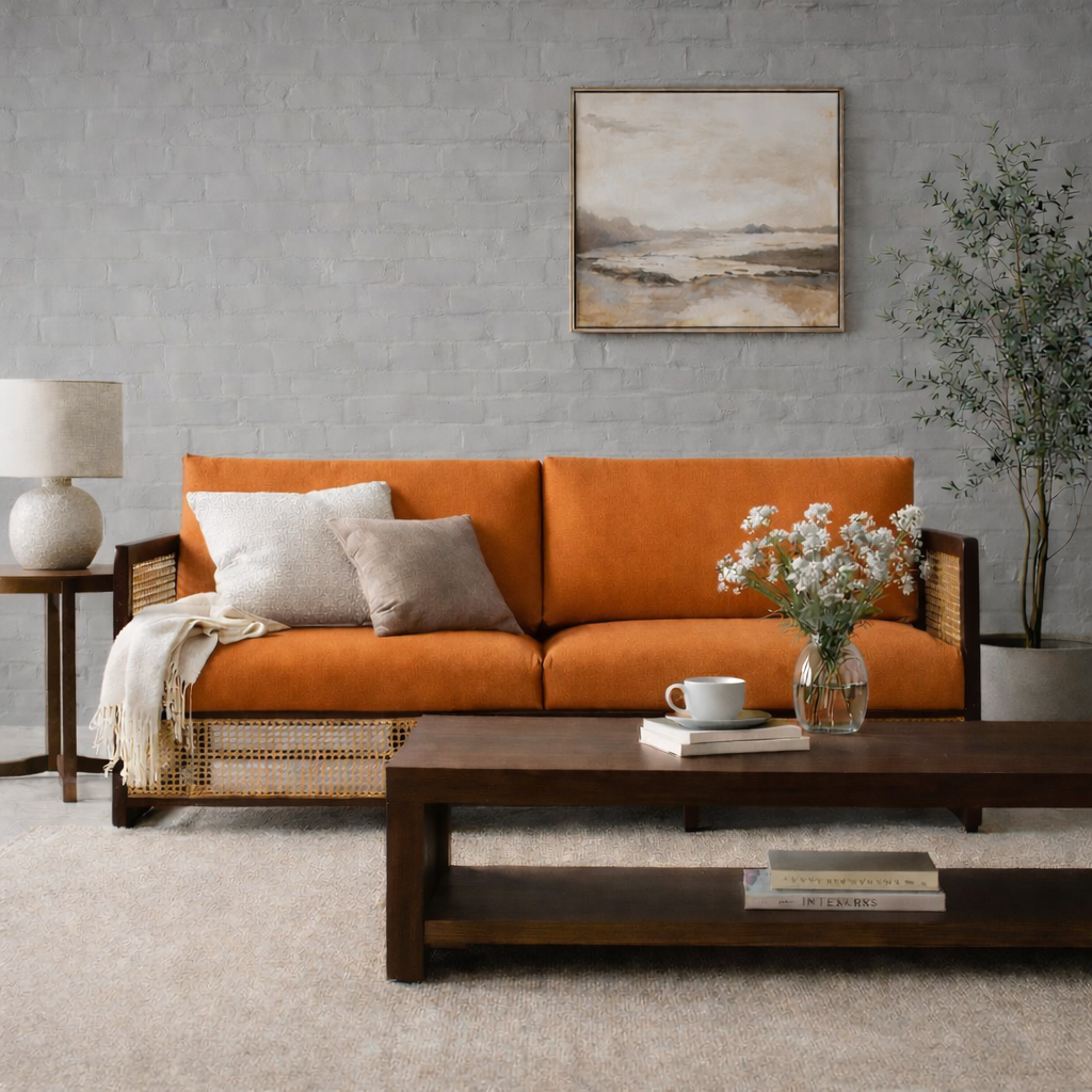 Verdura Cane Frame Sofa