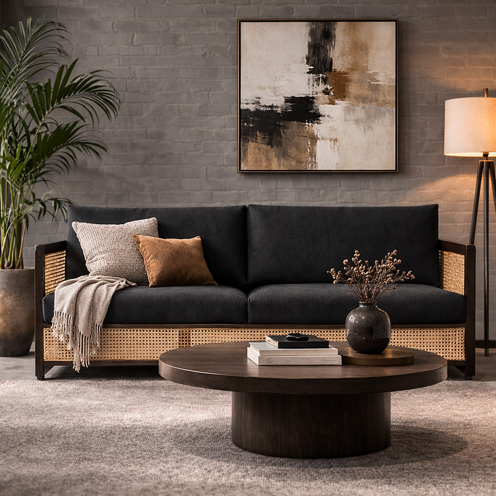 Verdura Cane Frame Sofa