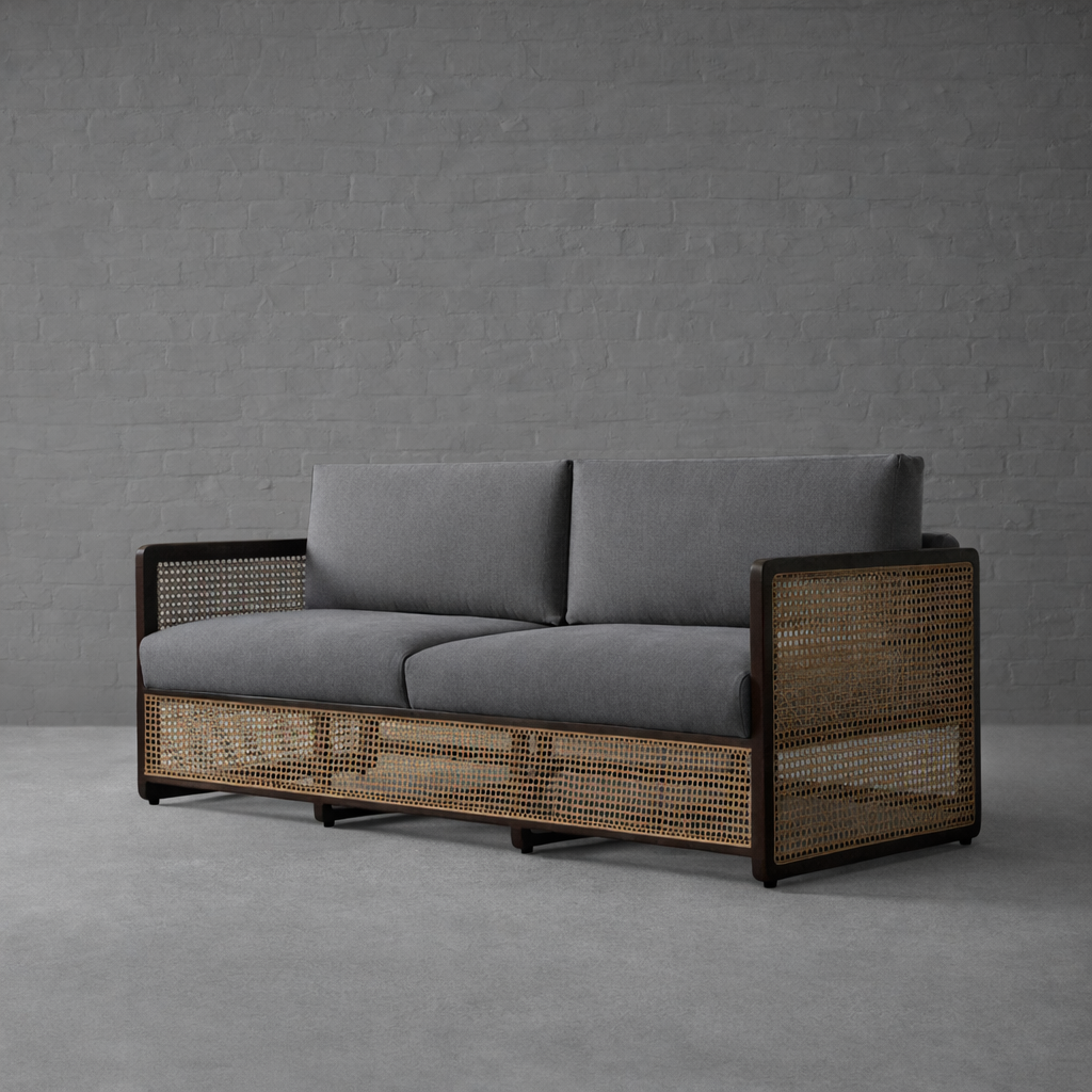 Verdura Cane Frame Sofa