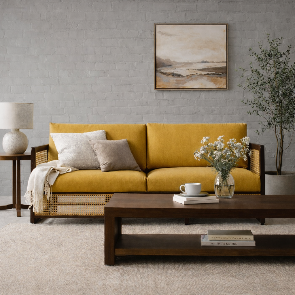 Verdura Cane Frame Sofa