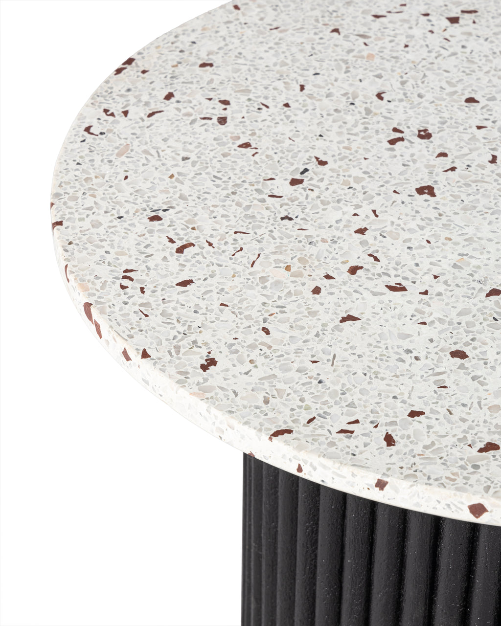 Verona Terrazzo Pedestal Side Table