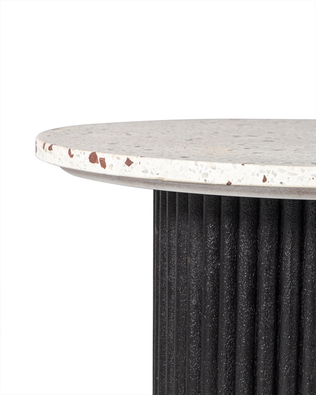 Verona Terrazzo Pedestal Side Table