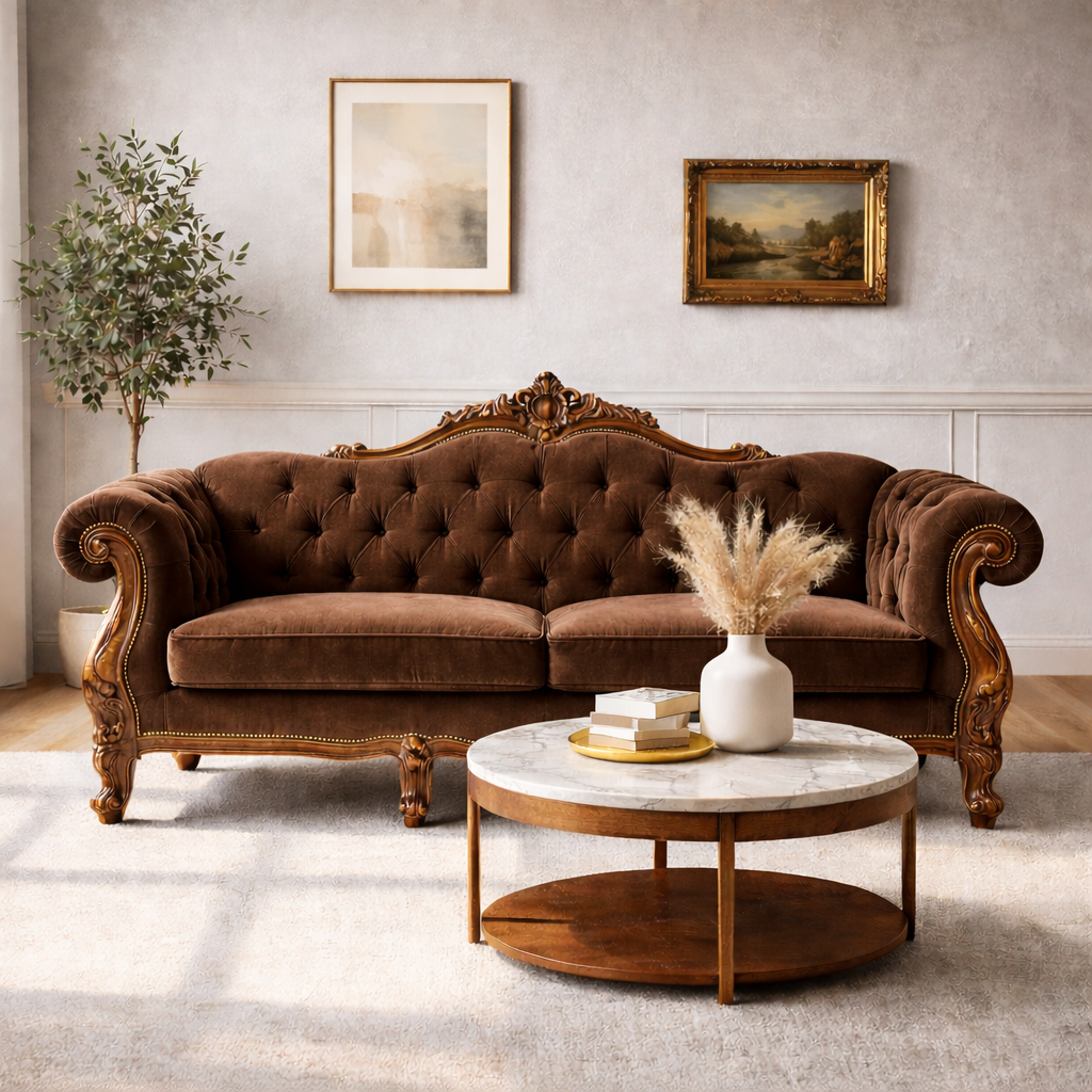 Versailles Heritage Carved Sofa