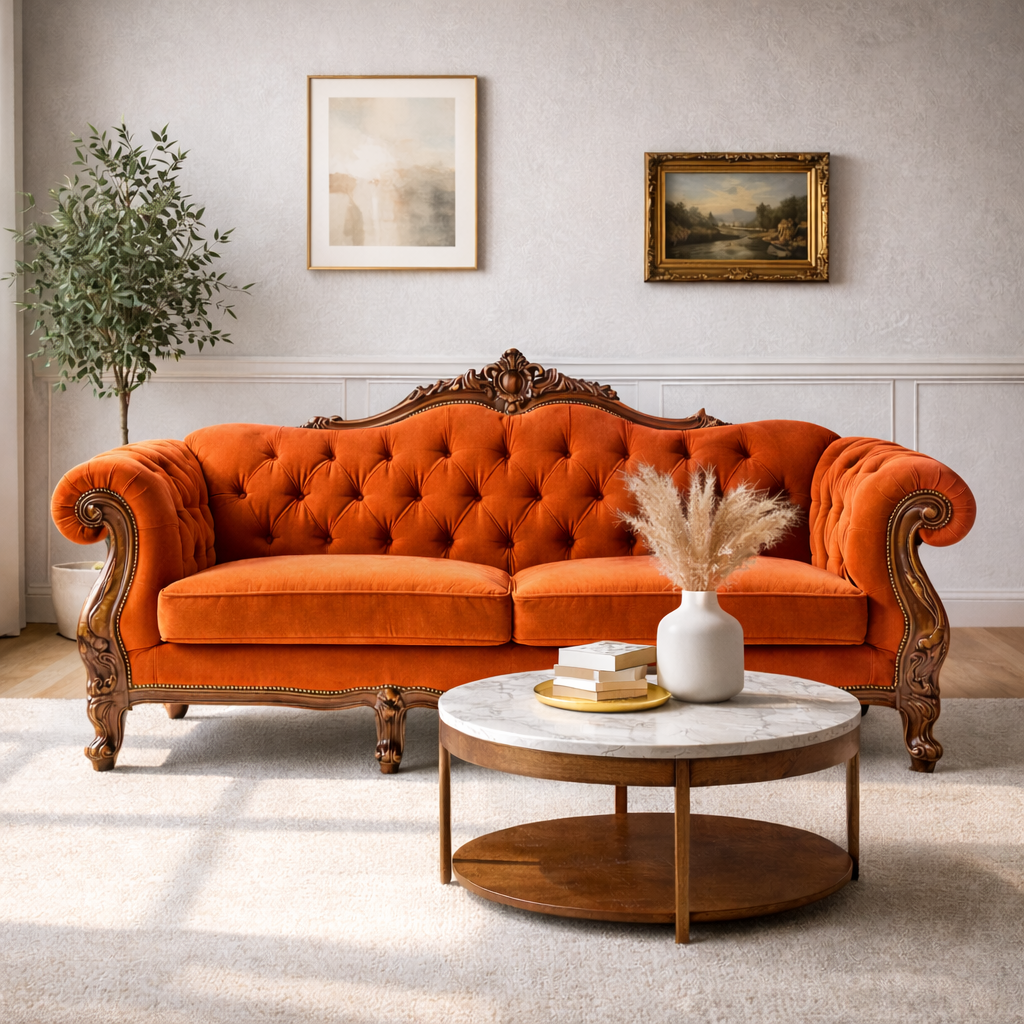 Versailles Heritage Carved Sofa