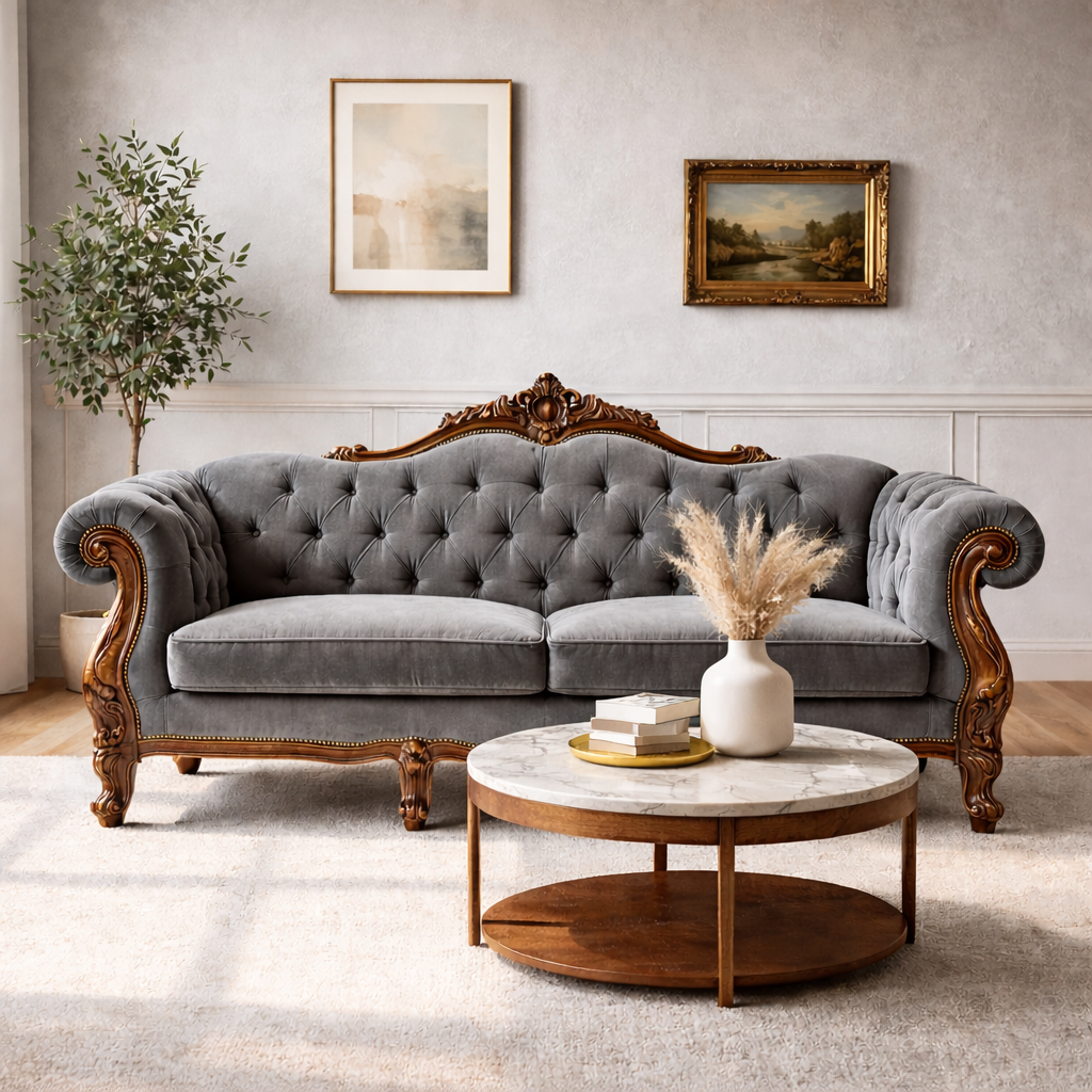 Versailles Heritage Carved Sofa