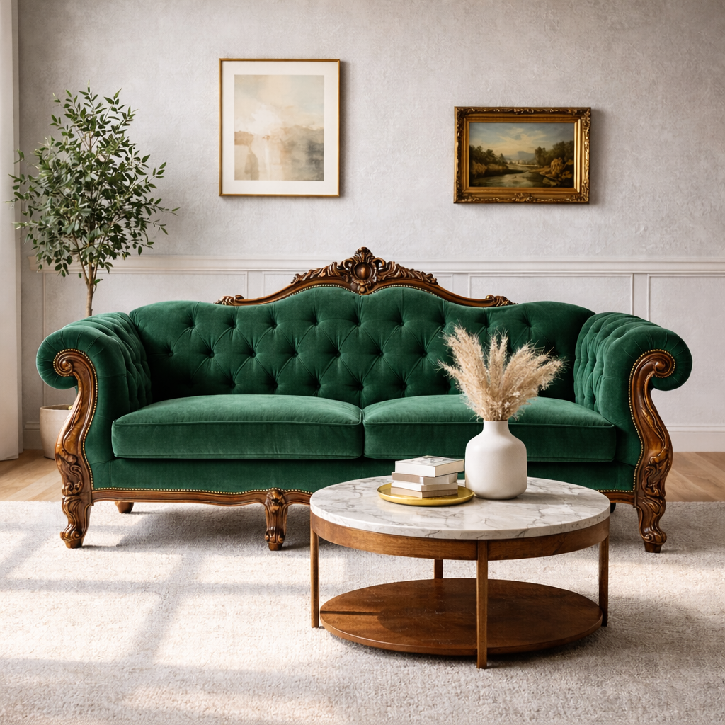 Versailles Heritage Carved Sofa
