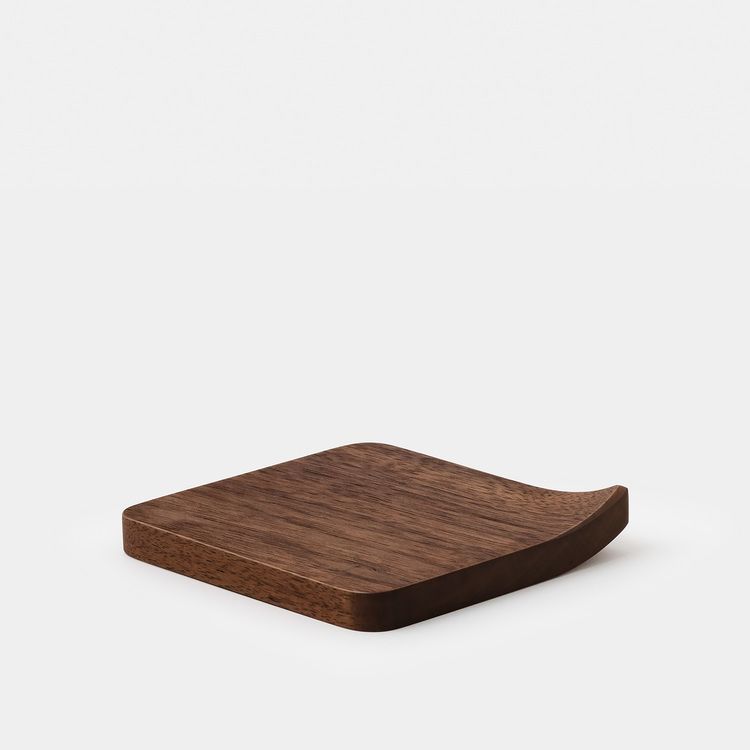 WaveEdge Wooden Coaster Set