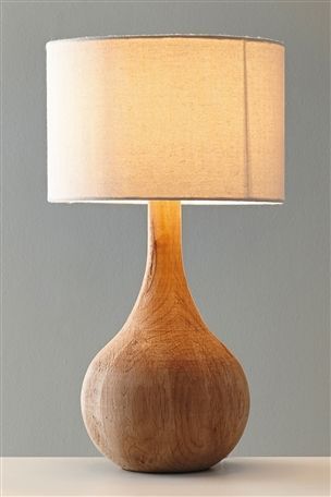 VeronaGlow Wooden Table Lamp