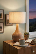 VeronaGlow Wooden Table Lamp