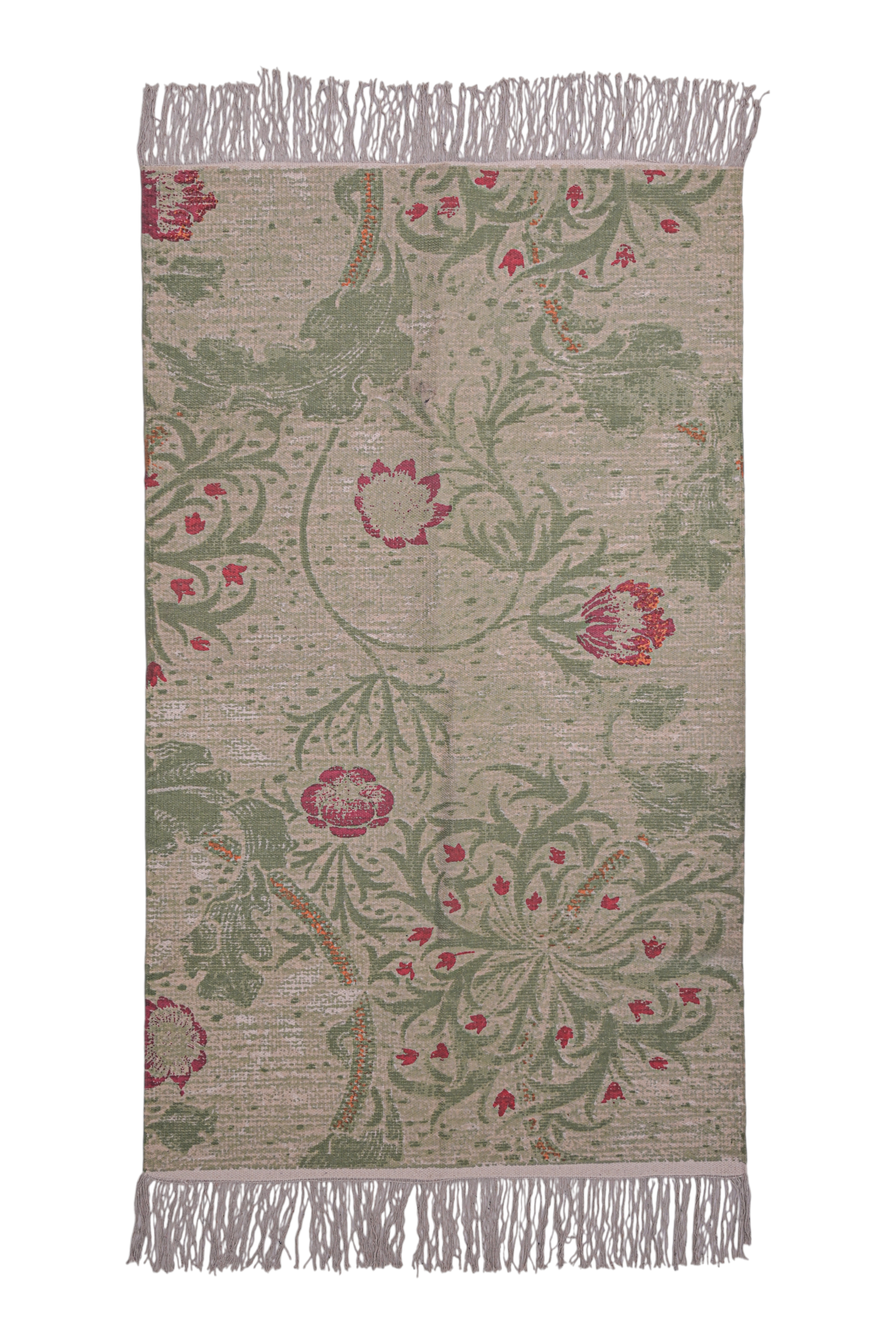 Meadow Vine Handcrafted Cotton Rug