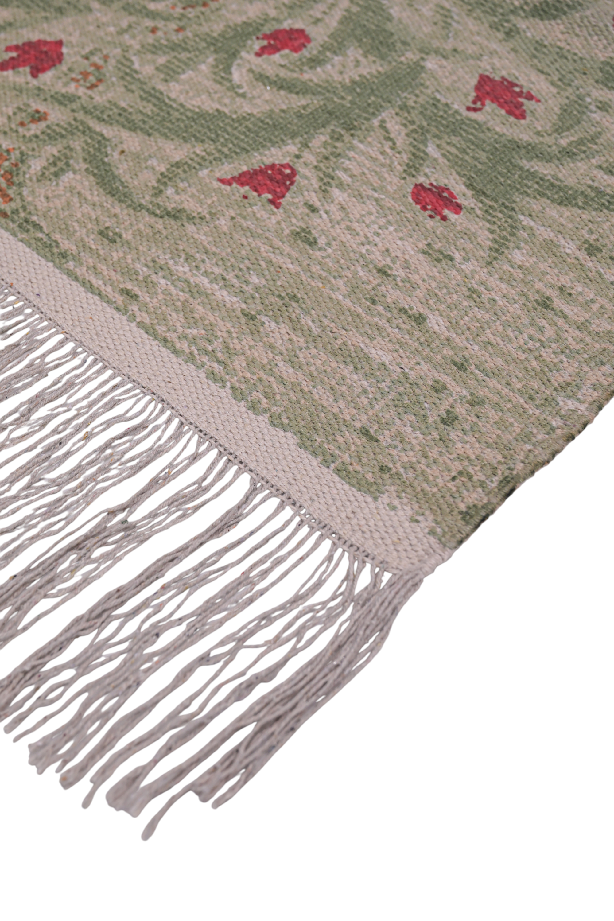 Meadow Vine Handcrafted Cotton Rug