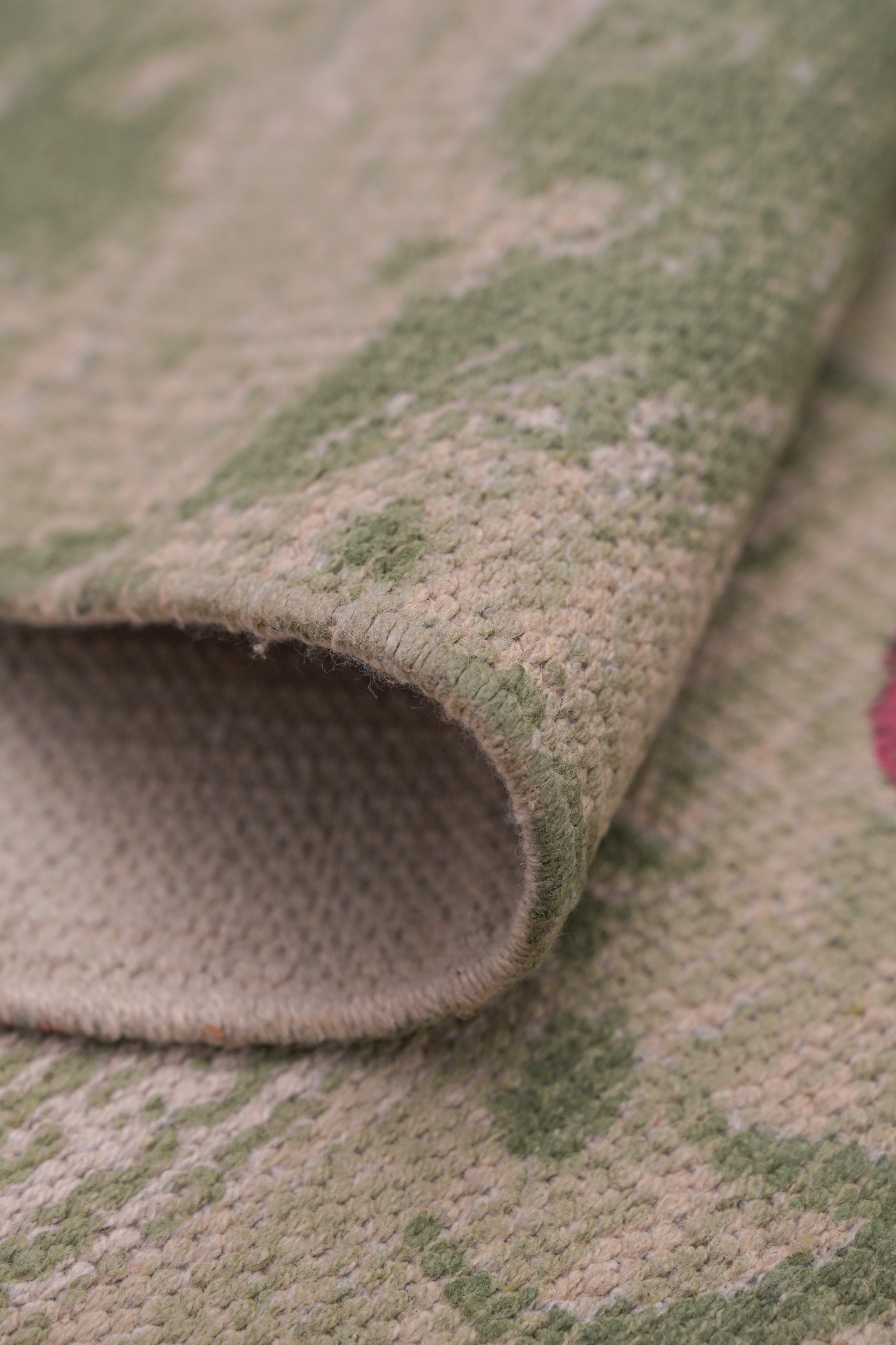 Meadow Vine Handcrafted Cotton Rug